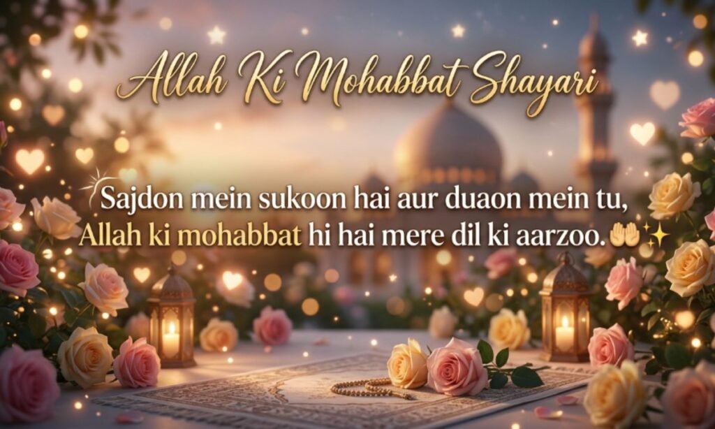 Allah Ki Mohabbat Shayari