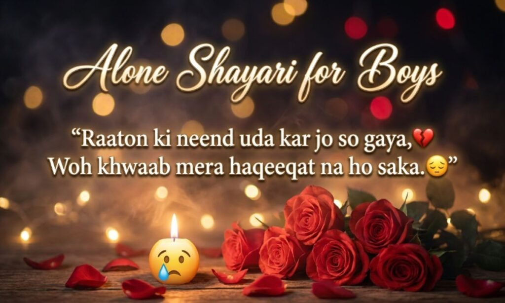 Alone Shayari for Boys
