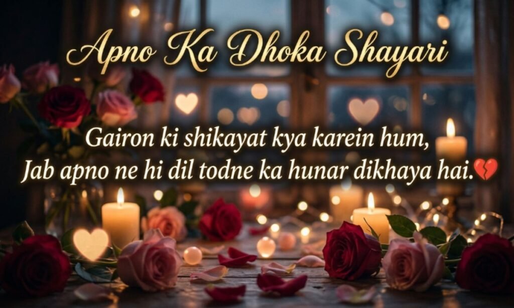 Apno Ka Dhoka Shayari