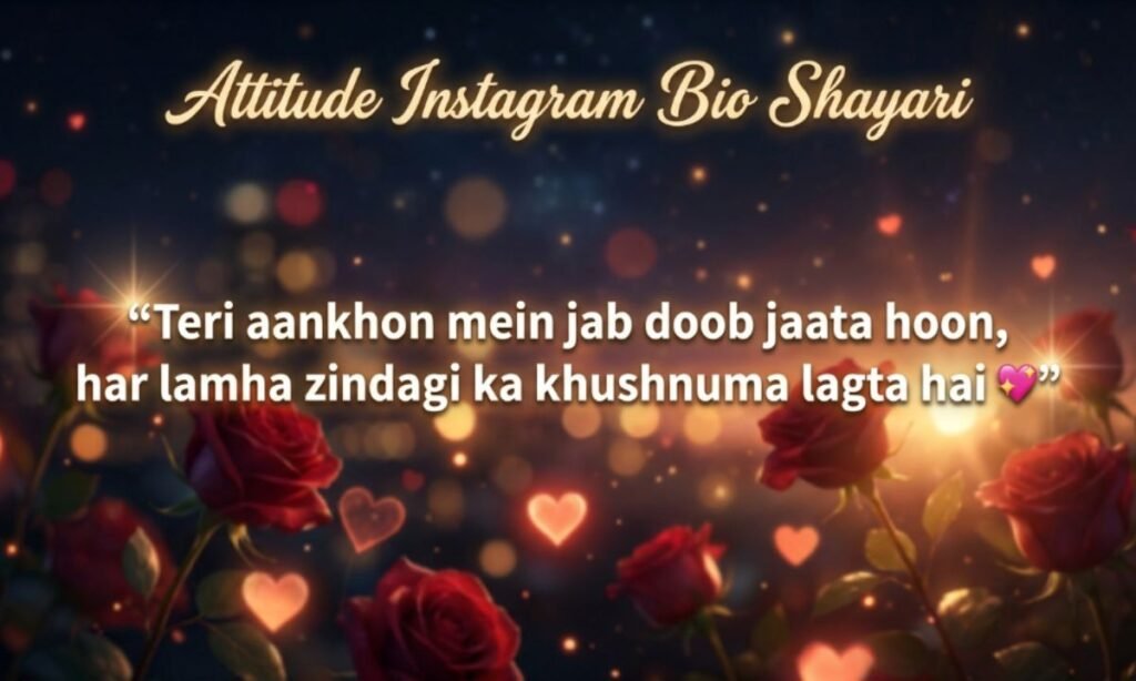 Attitude Instagram Bio Shayari