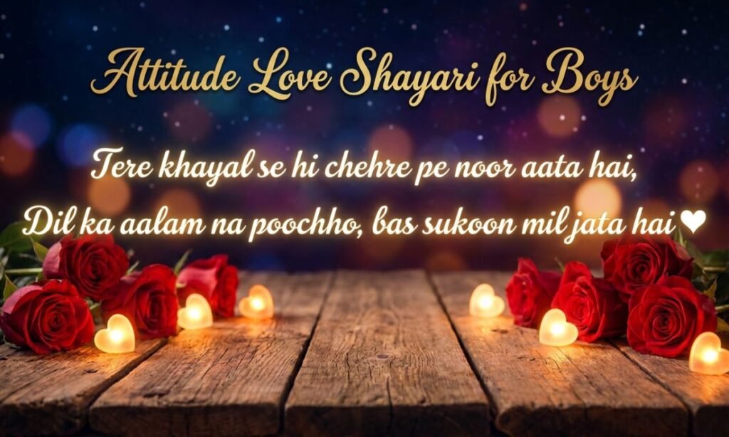 Attitude Love Shayari for Boys