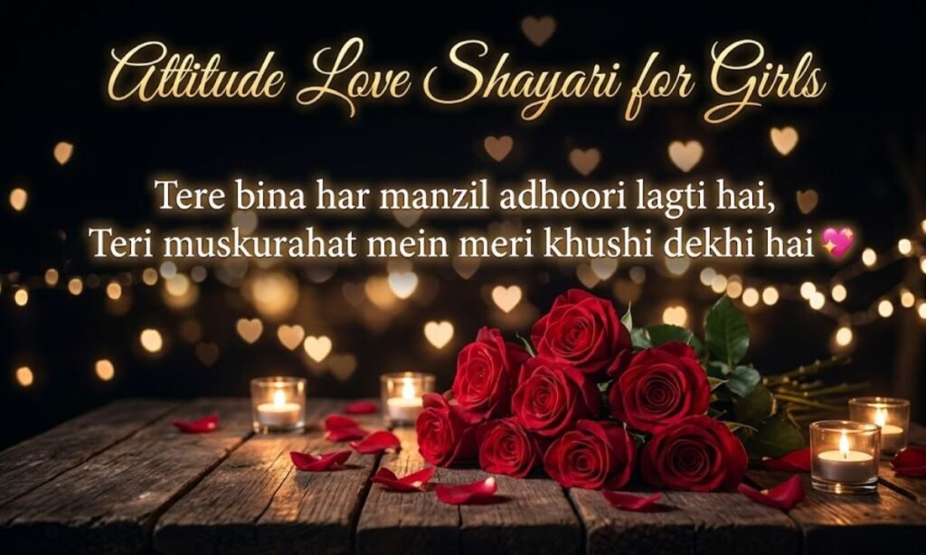 Attitude Love Shayari for Girls