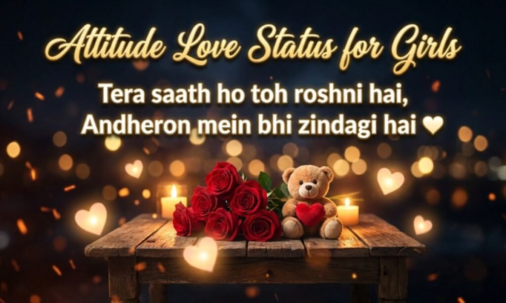 Attitude Love Status for Girls
