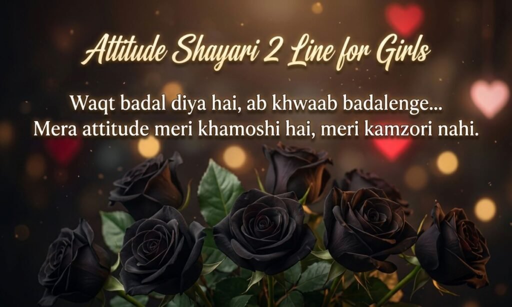Attitude Shayari 2 Line for Girls