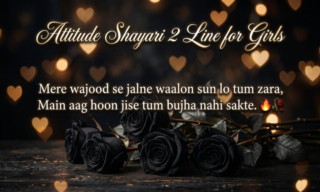 Attitude Shayari 2 Line for Girls