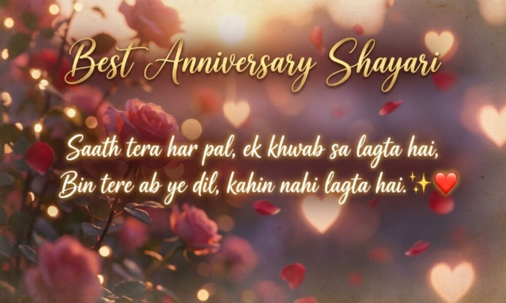 Best Anniversary Shayari