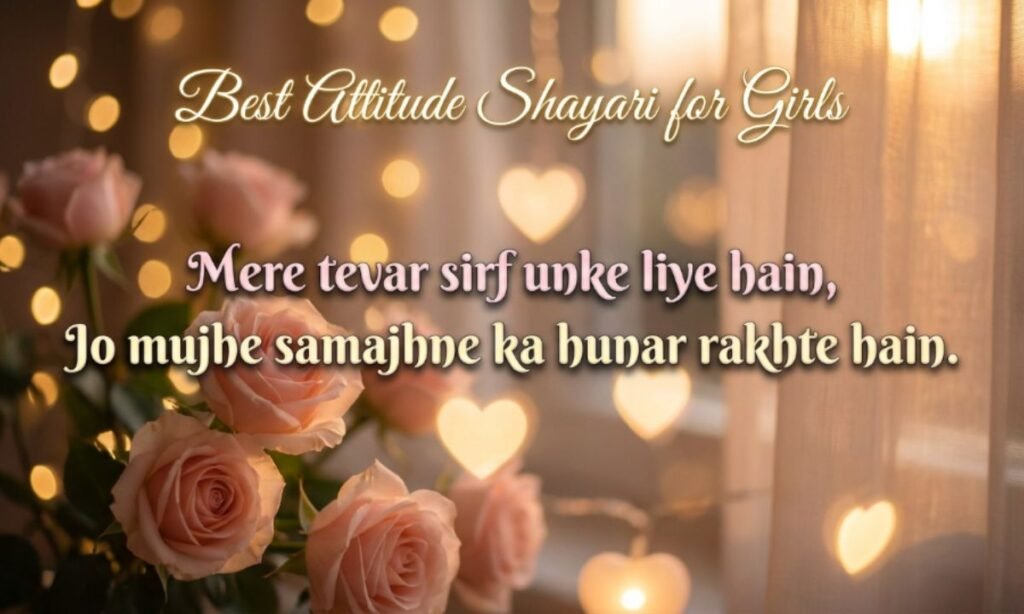 Best Attitude Shayari for Girls