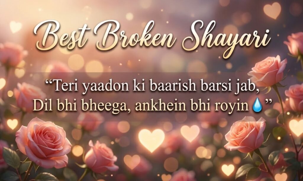 Best Broken Shayari