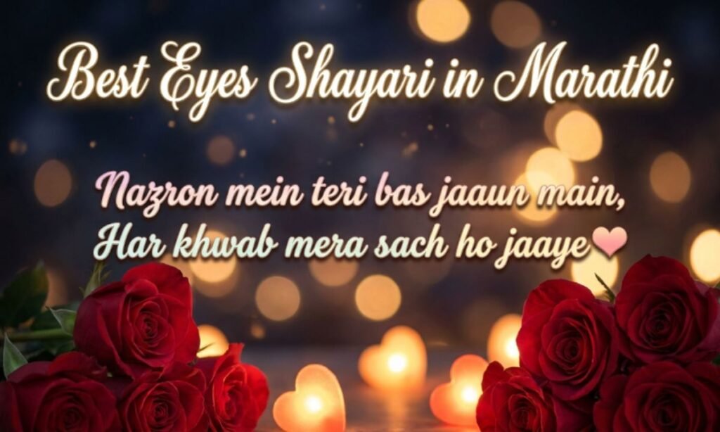 Best Eyes Shayari in Marathi