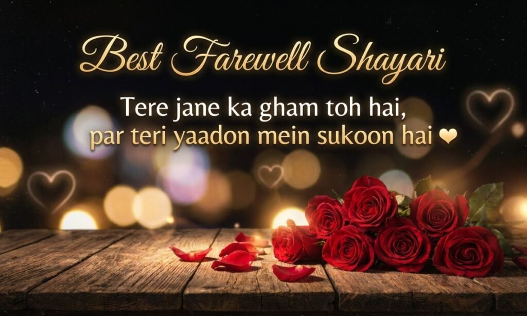 Best Farewell Shayari