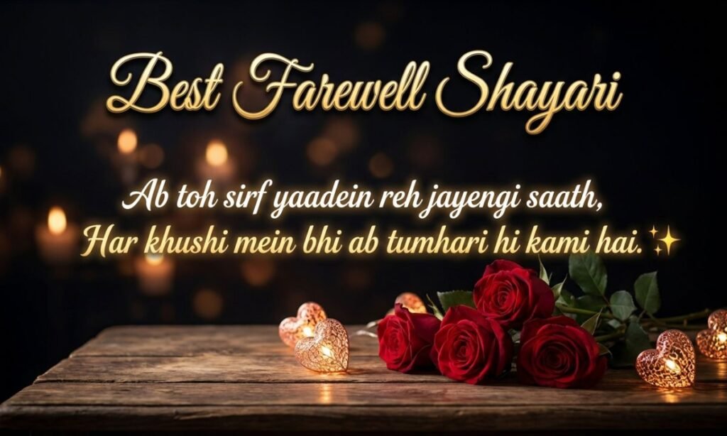 Best Farewell Shayari