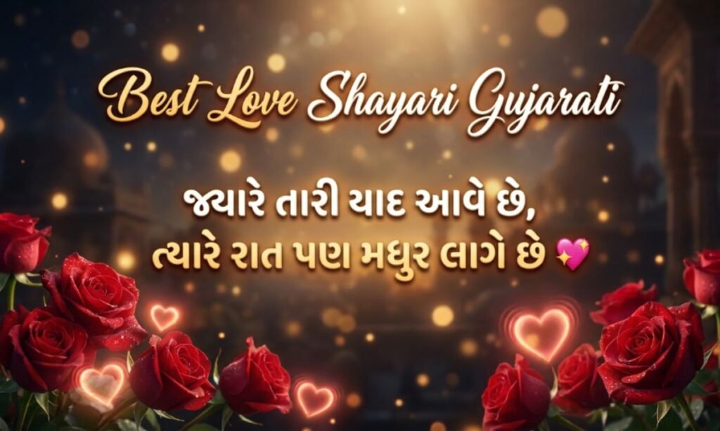 Best Love Shayari Gujarati