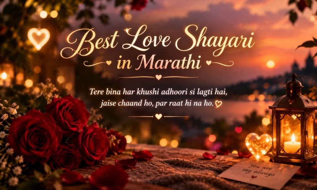 Best Love Shayari in Marathi