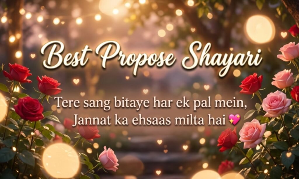 Best Propose Shayari