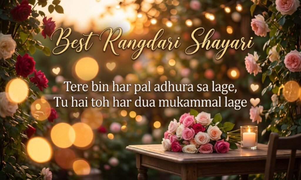 Best Rangdari Shayari

