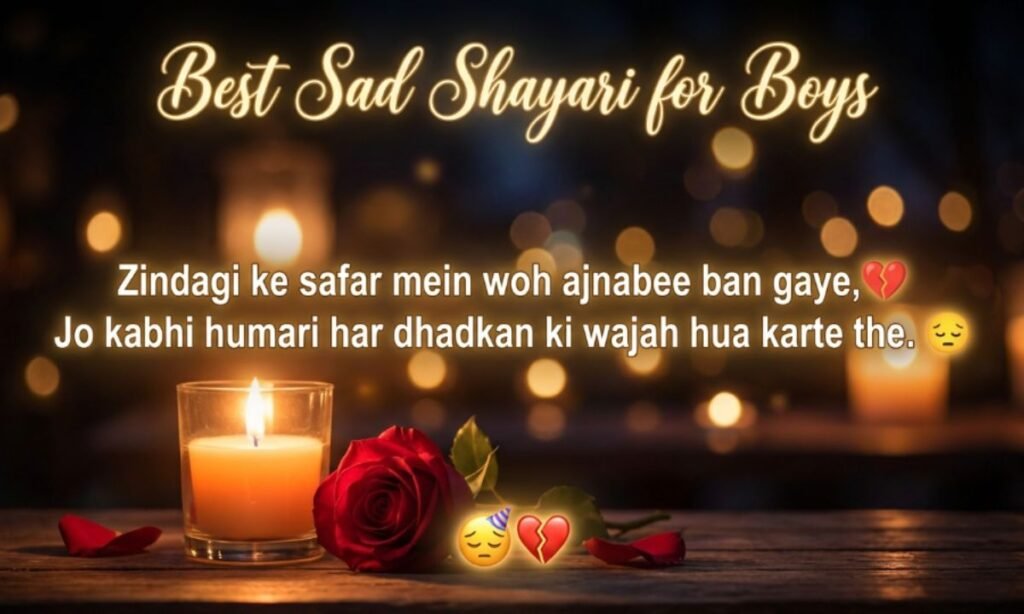 Best Sad Shayari for Boys
