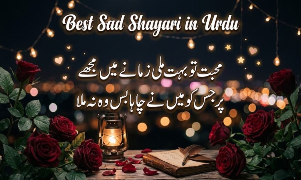 Best Sad Shayari in Urdu