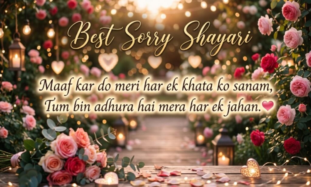 Best Sorry Shayari
