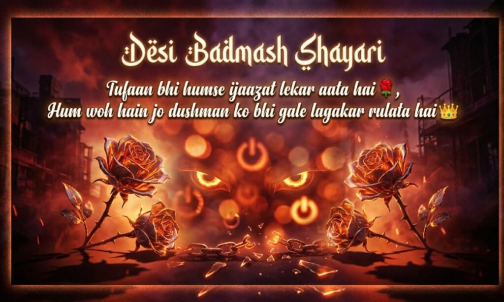 Desi Badmash Shayari