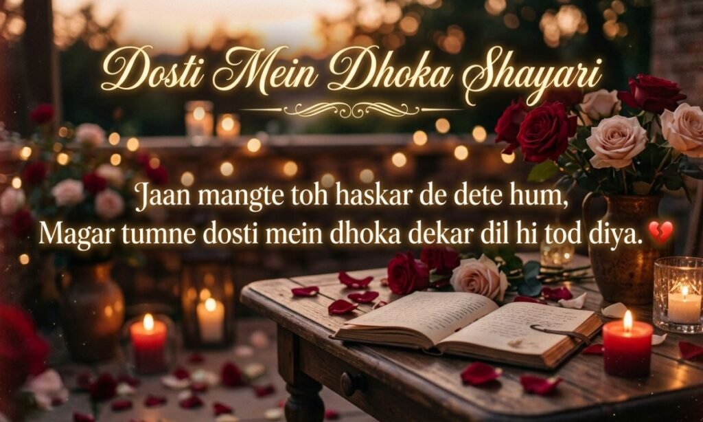 Dosti Mein Dhoka Shayari