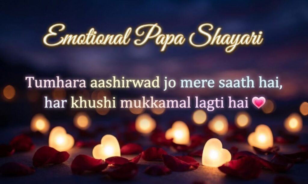 Emotional Papa Shayari