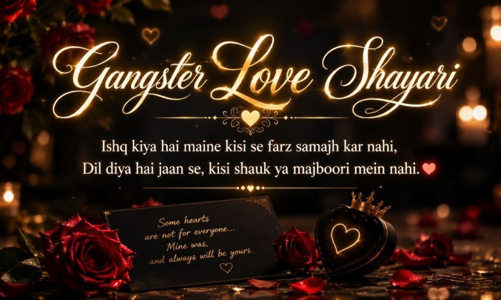 Gangster Love Shayari