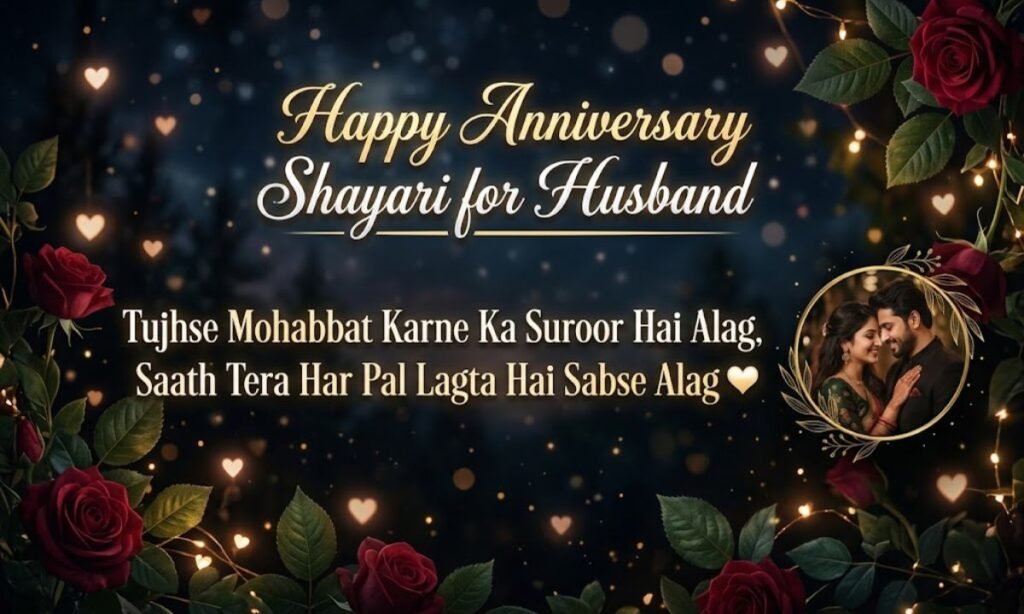 Happy Anniversary Shayari for Husband