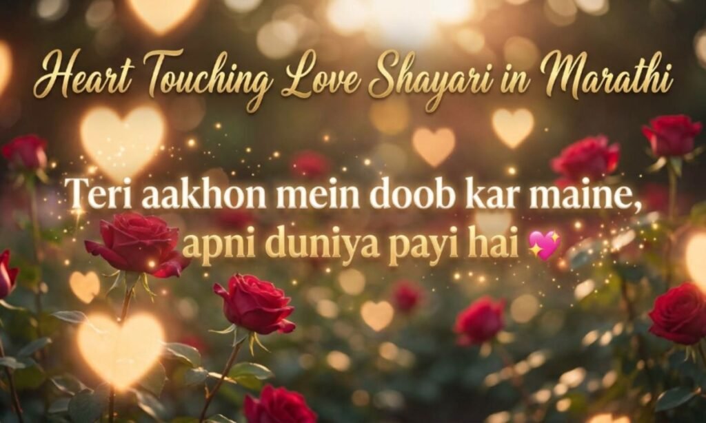 Heart Touching Love Shayari in Marathi