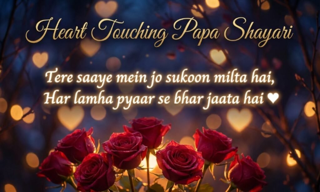 Heart Touching Papa Shayari
