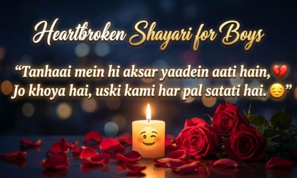 Heartbroken Shayari for Boys
