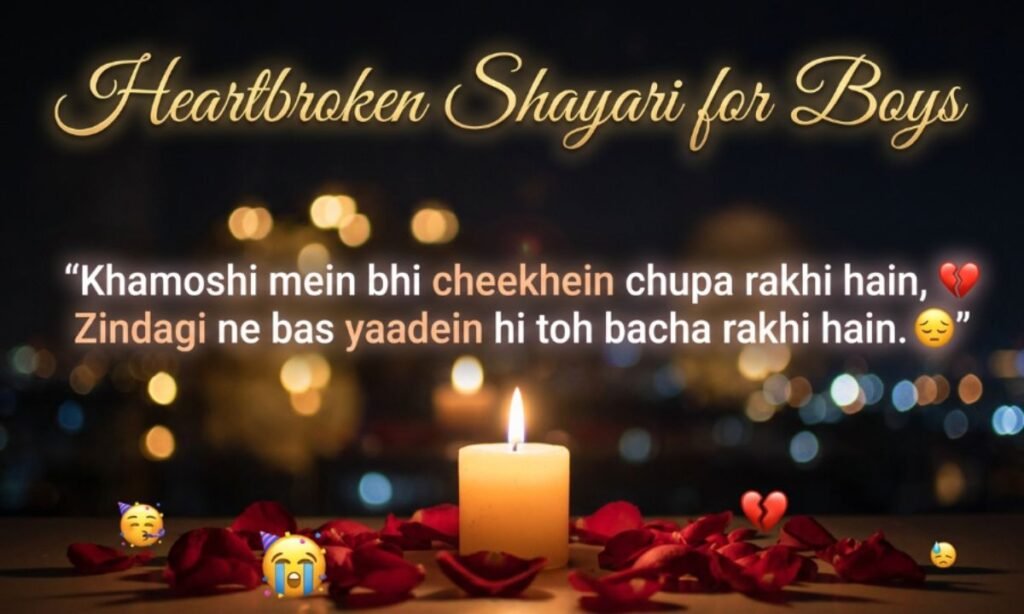 Heartbroken Shayari for Boys
