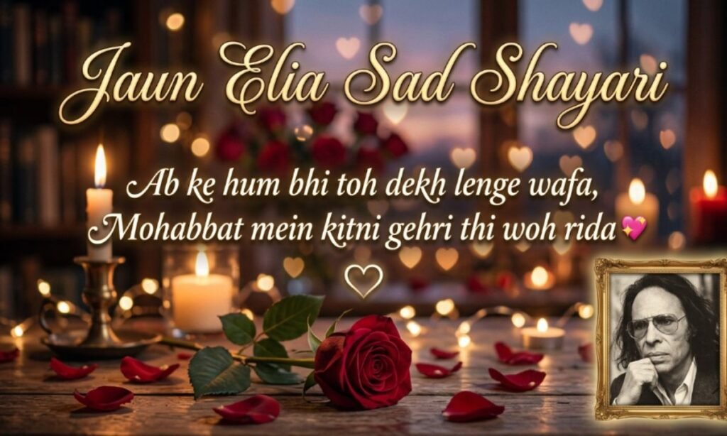 Jaun Elia Sad Shayari