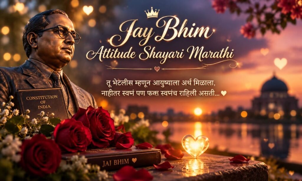Jay Bhim Attitude Shayari Marathi