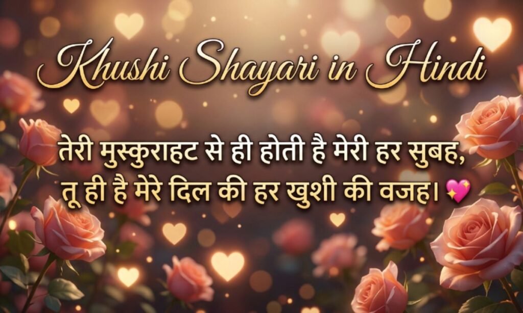 Khushi Shayari in Hindi