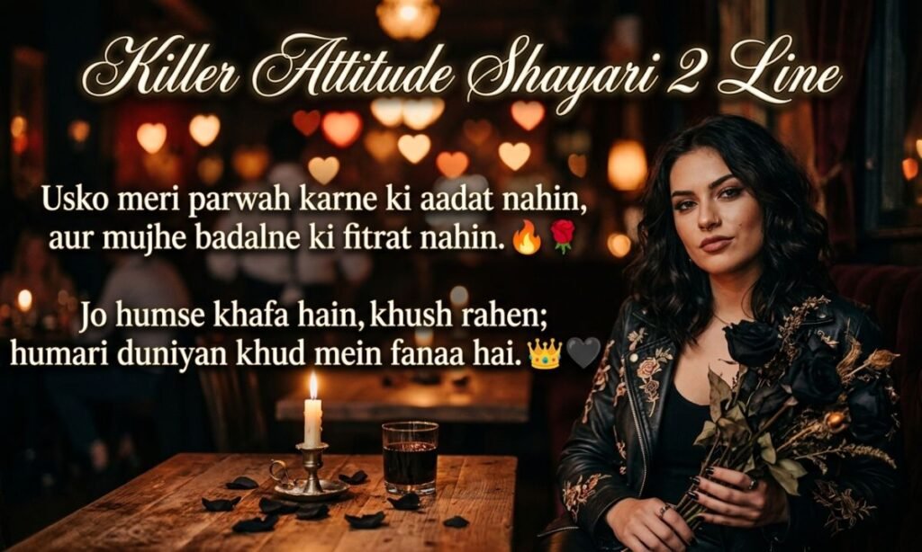 Killer Attitude Shayari 2 Line