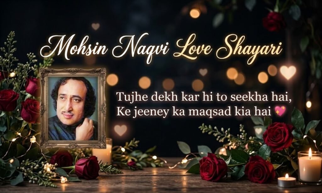 Mohsin Naqvi Love Shayari
