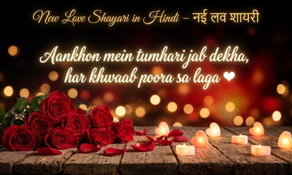 New Love Shayari in Hindi – नई लव शायरी