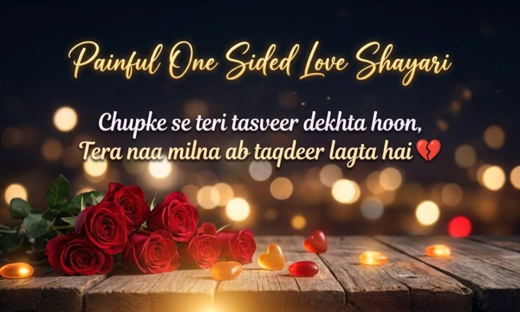 Painful One Sided Love Shayari