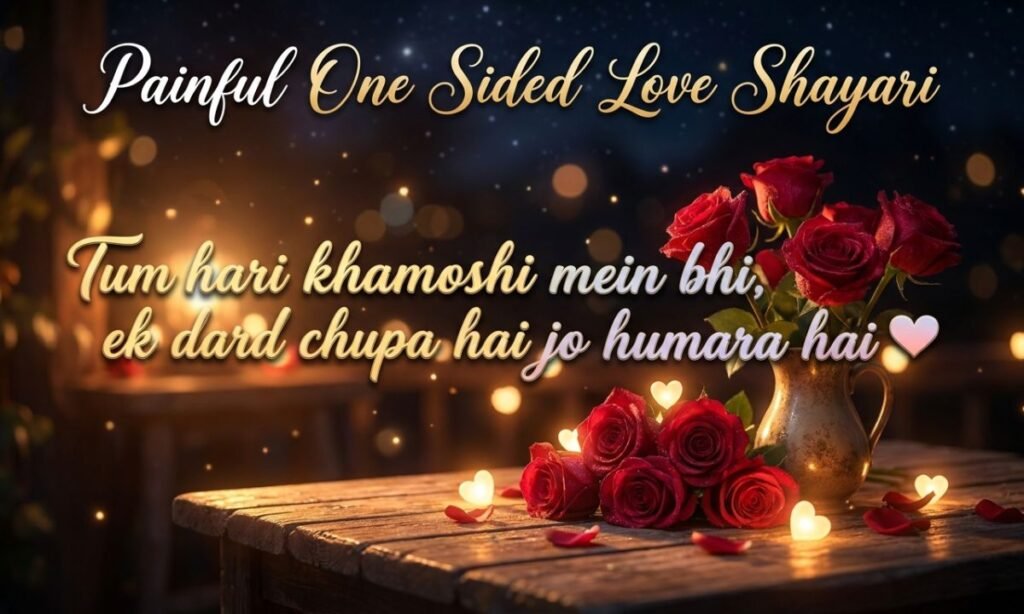 Painful One Sided Love Shayari