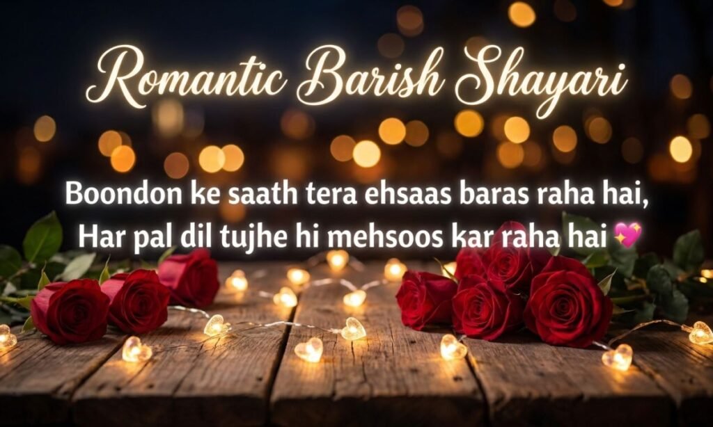Romantic Barish Shayari