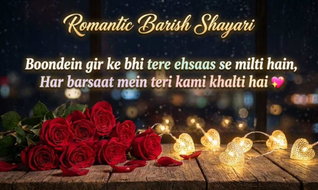 Romantic Barish Shayari