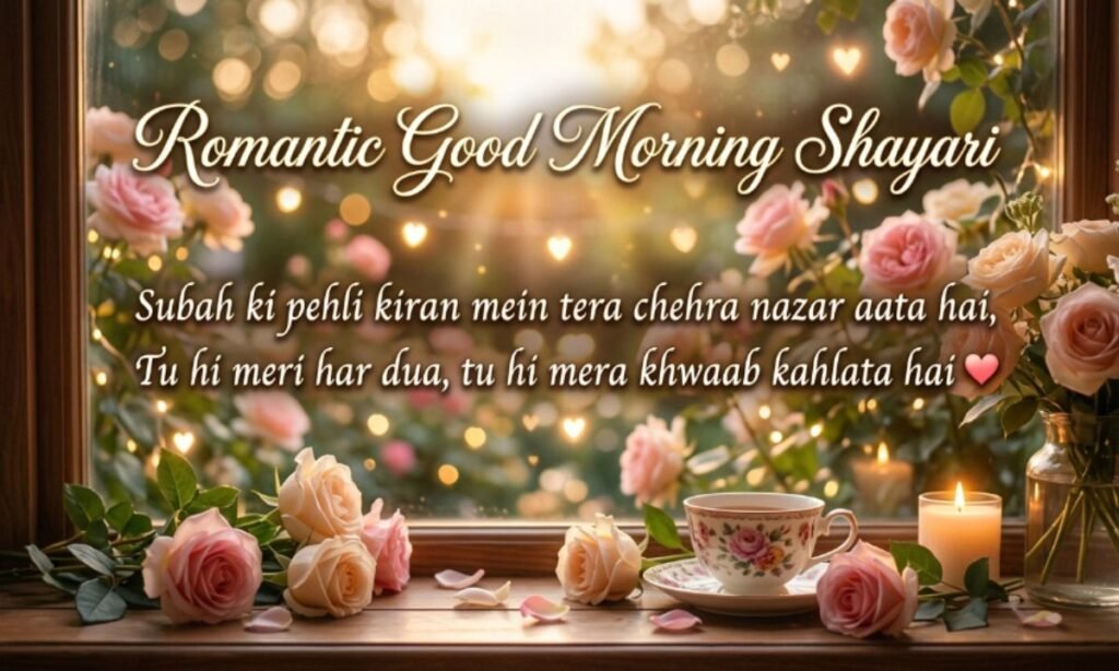 Romantic Good Morning Shayari
