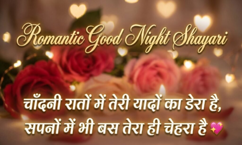 Romantic Good Night Shayari