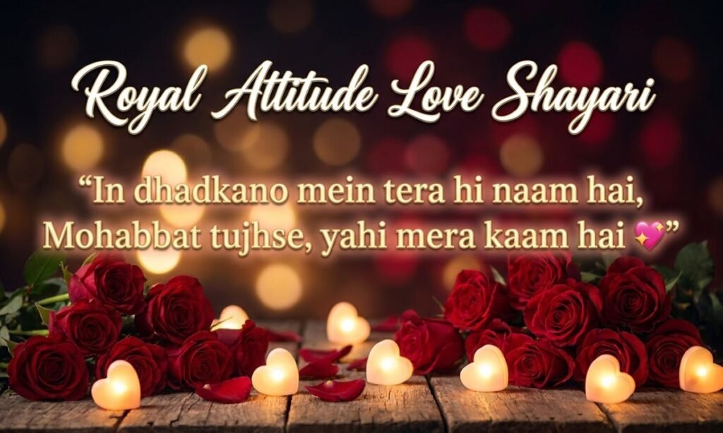 Royal Attitude Love Shayari
