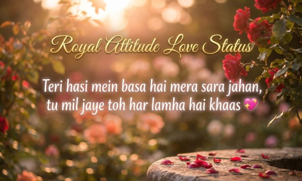 Royal Attitude Love Status