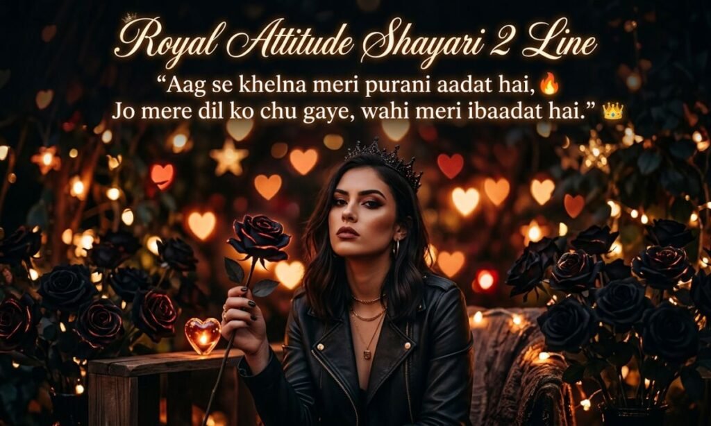 Royal Attitude Shayari 2 Line