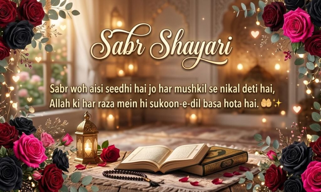 Sabr Shayari
