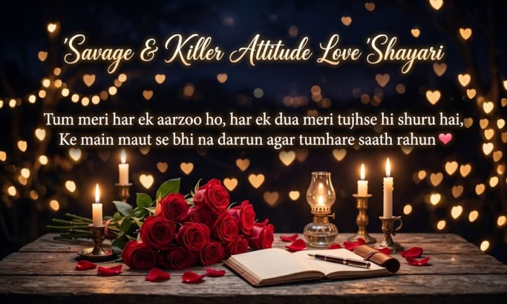 Savage & Killer Attitude Love Shayari