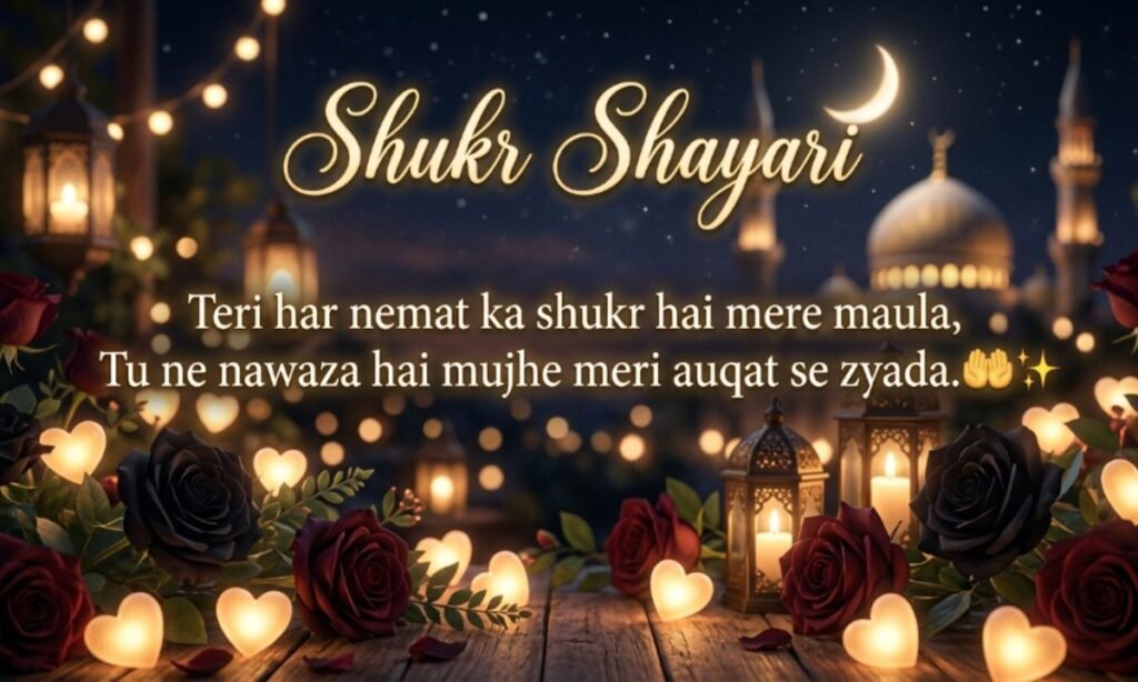 Shukr Shayari