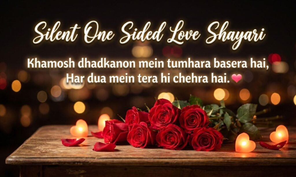 Silent One Sided Love Shayari